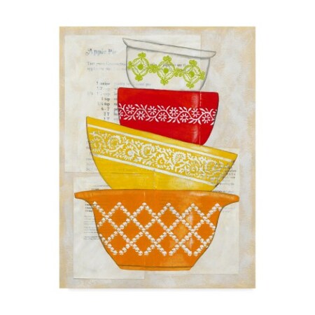 Trademark Fine Art Chariklia Zarris 'Retro Ware Ii' Canvas Art, 35x47 WAG02100-C3547GG